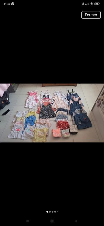 Lot de vêtements fille 24 mois Été