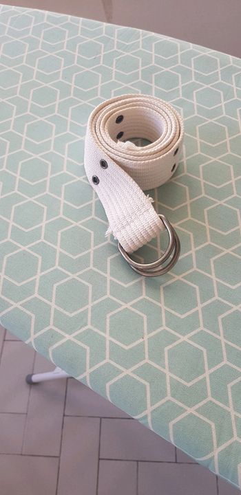 Ceinture blanche unisexe