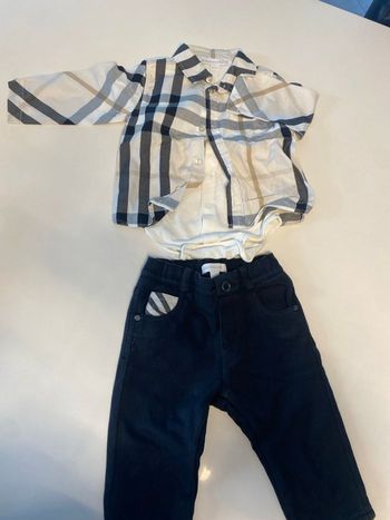 Ensemble burberry 12 mois 