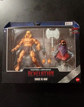 Masters of the universe revelation savage he-man musclor les maîtres de l'univers