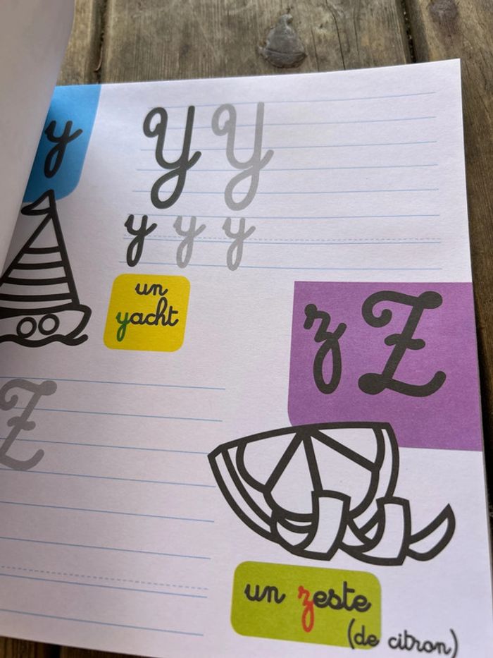 j’écris et je colorie l’alphabet - photo numéro 5