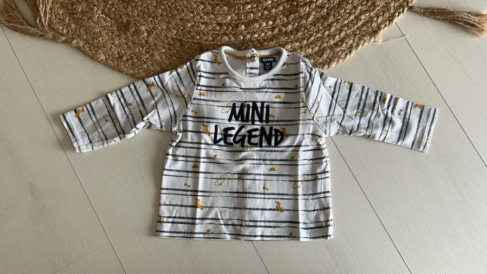 Lot de 2 T-shirt manches longues - 12 mois - photo numéro 2