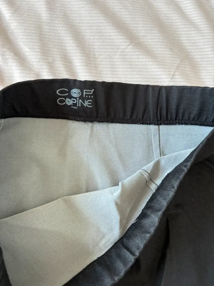Mini jupe Cop Copine gris/noir – Taille 38 - photo numéro 3