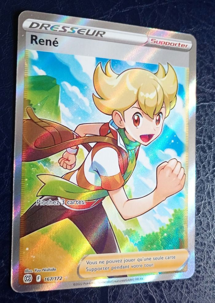 Carte pokémon René 167/172 EB09 Épée et Bouclier Stars étincelantes Fr - photo numéro 2