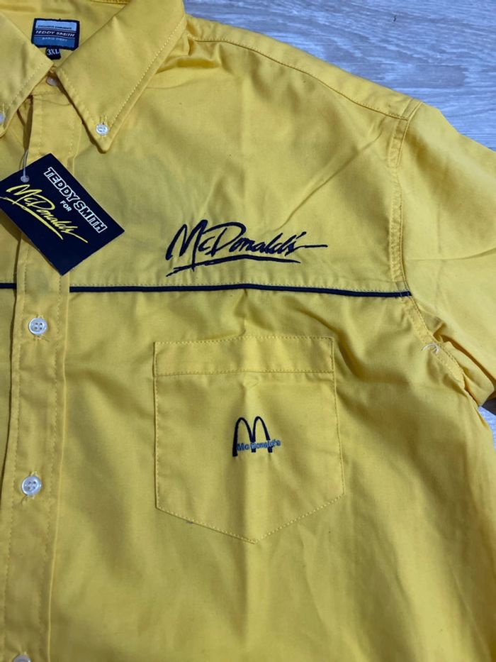 Chemise à manches courtes collector Teddy Smith McDonald’s grande taille 3XL - photo numéro 4