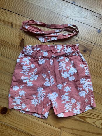 Short fleuri Petit Bateau 8 ans
