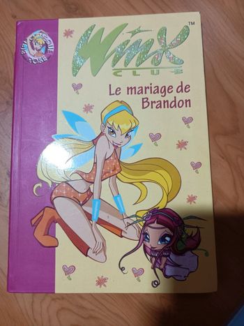 Livre la bibliothèque rose Winx Club Le mariage de Brandon en bon état