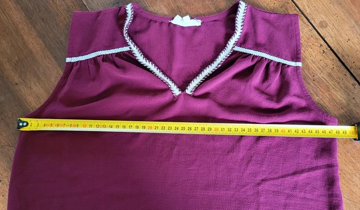Débardeur prune bordeaux Paj Concept Taille 38 - photo numéro 8