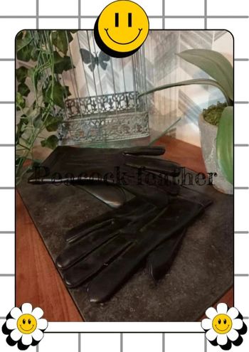 Gants homme noirs