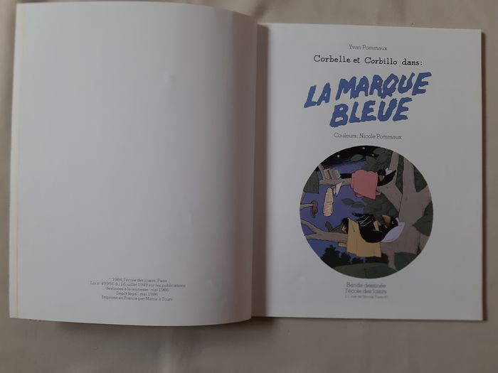 bande dessinée enfant - La marque bleue - Yvan Pommaux - Kilimax - L'école des loisirs - photo numéro 3