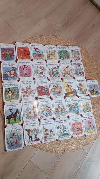 Gros lot de livres max et lili