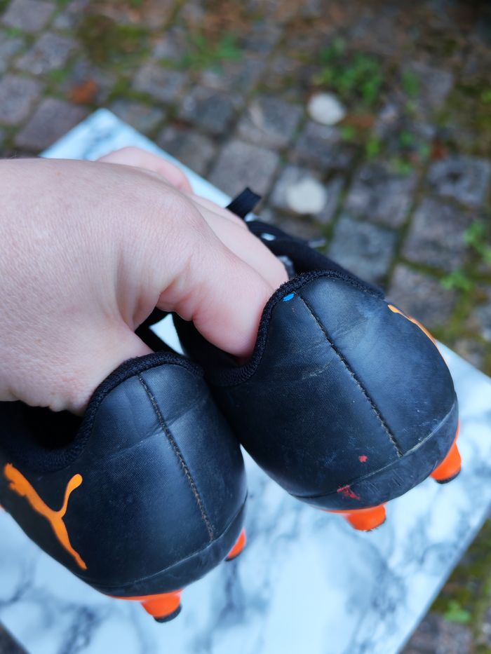 Chaussures de foot baskets Puma pour enfant - photo numéro 9