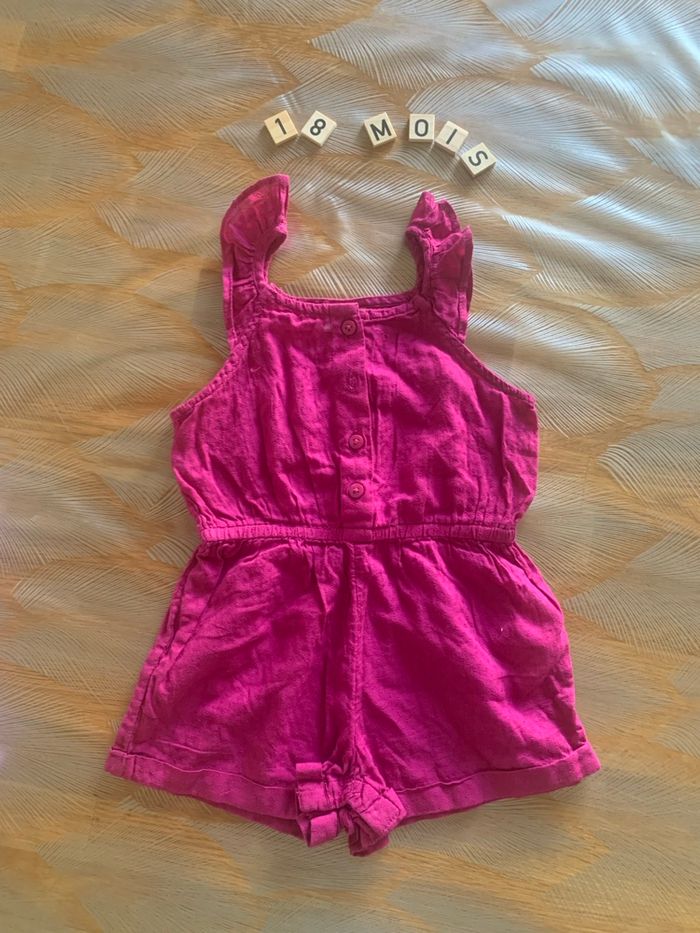 Combinaison short été 18 mois