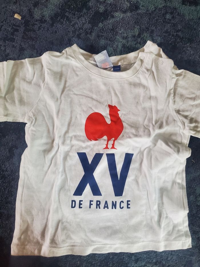 T-shirt XV de France 24 mois