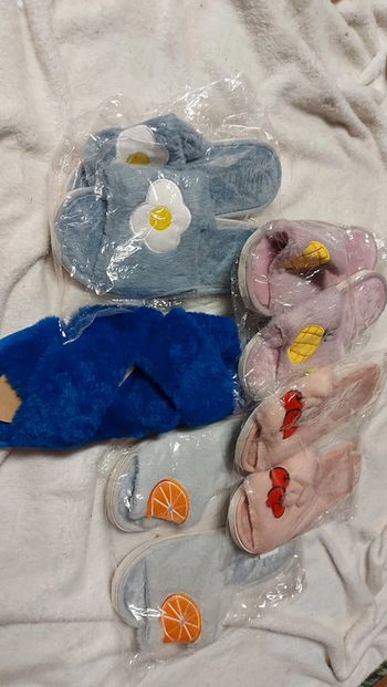 Lot de 5 paires pantoufles neuve