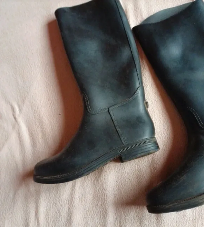 Bottes equitation mixte noire pointure 34 - photo numéro 3