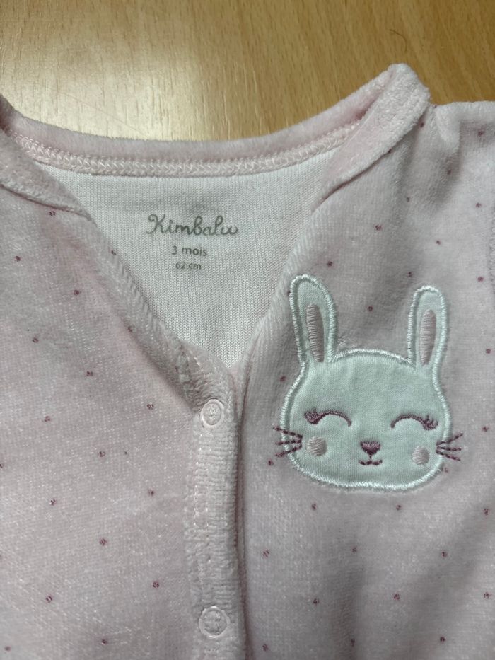Lot 2 pyjamas bébé fille 3 mois - photo numéro 5