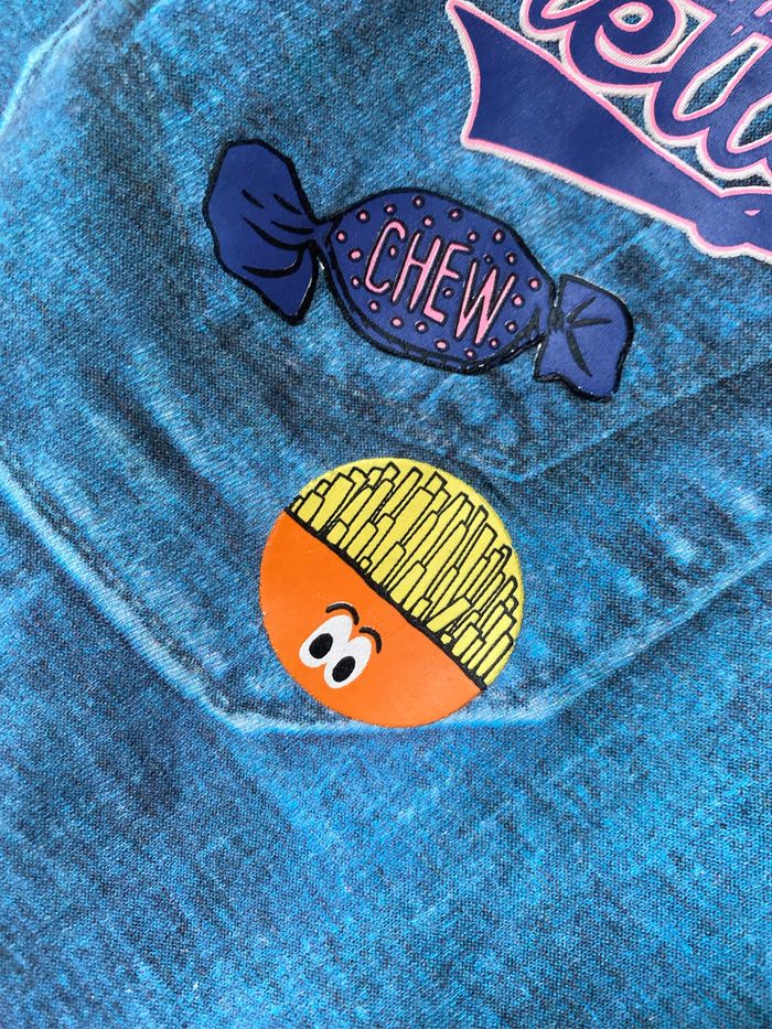 T-shirt manches 3/4 imprimé salopette 11/12 ans C&A - photo numéro 3