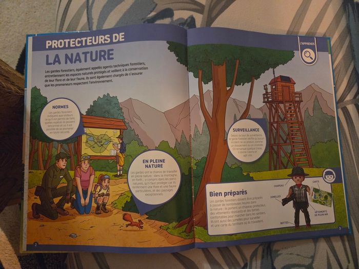 Livre playmobil les gardes forestiers n°4 - photo numéro 3
