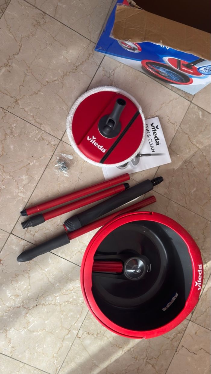 Serpillière Vileda Spin & Clean – neuf - photo numéro 3