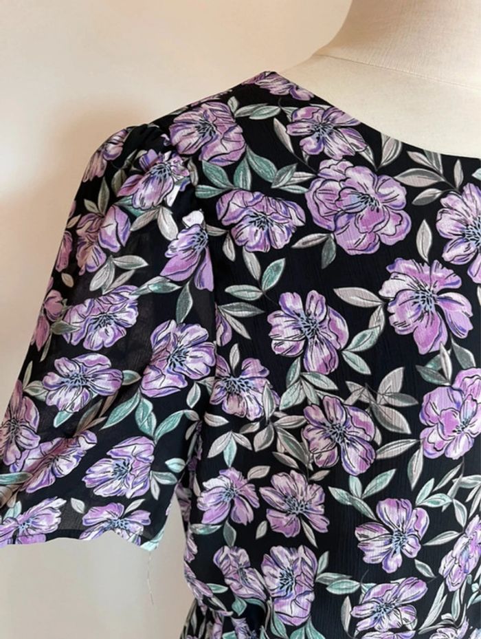 Superbe robe fleurie Camaieu 🌸 XL 42 - photo numéro 2
