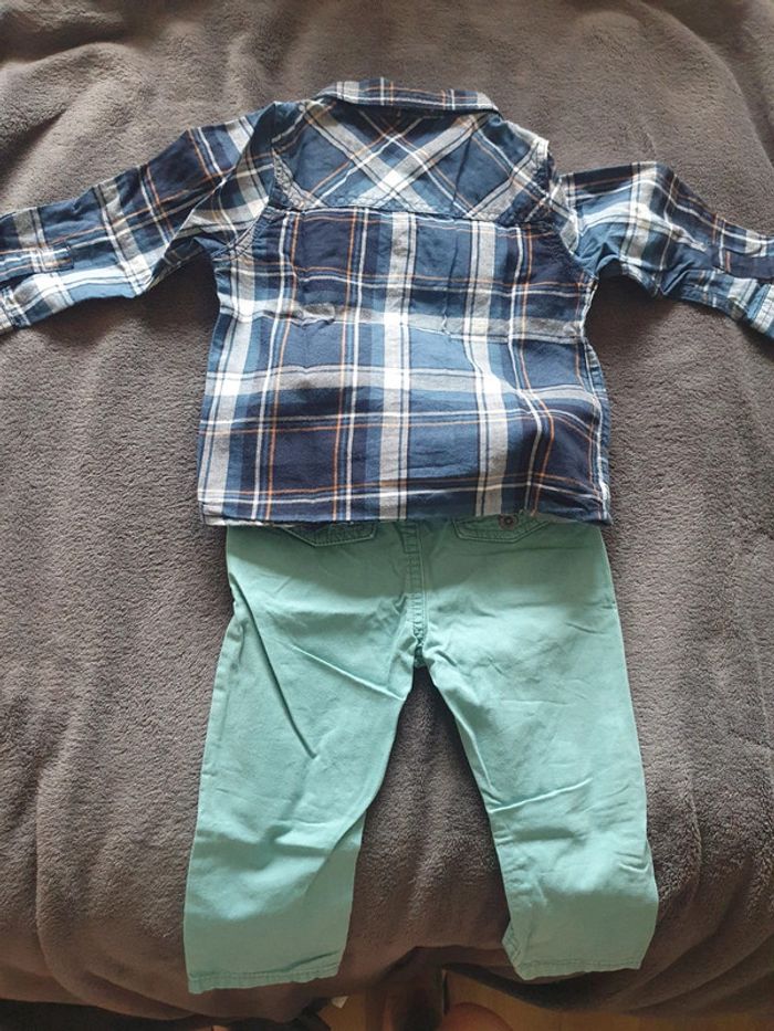 Ensemble pantalon + chemise 18 mois Gemo - photo numéro 2