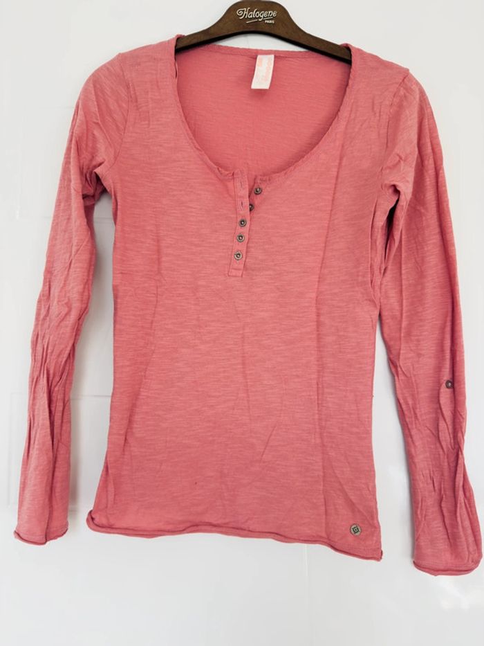Tee-shirt Bonobo rose en S