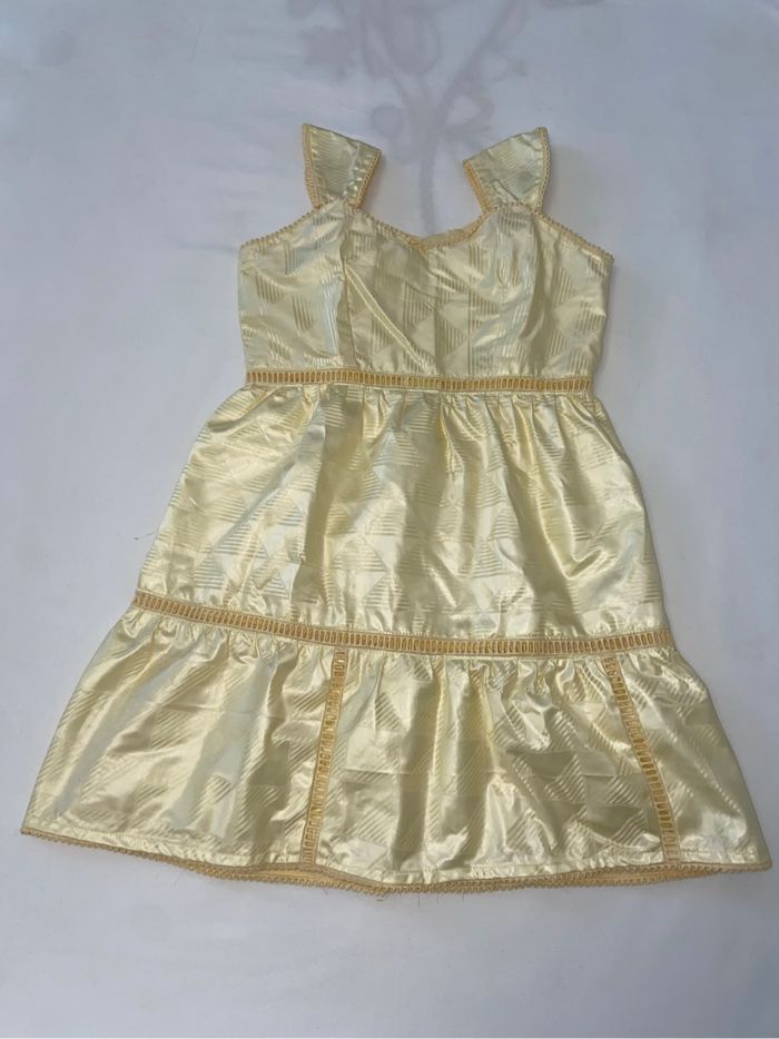 Robe en bazin getzner fille couleur beige - photo numéro 7