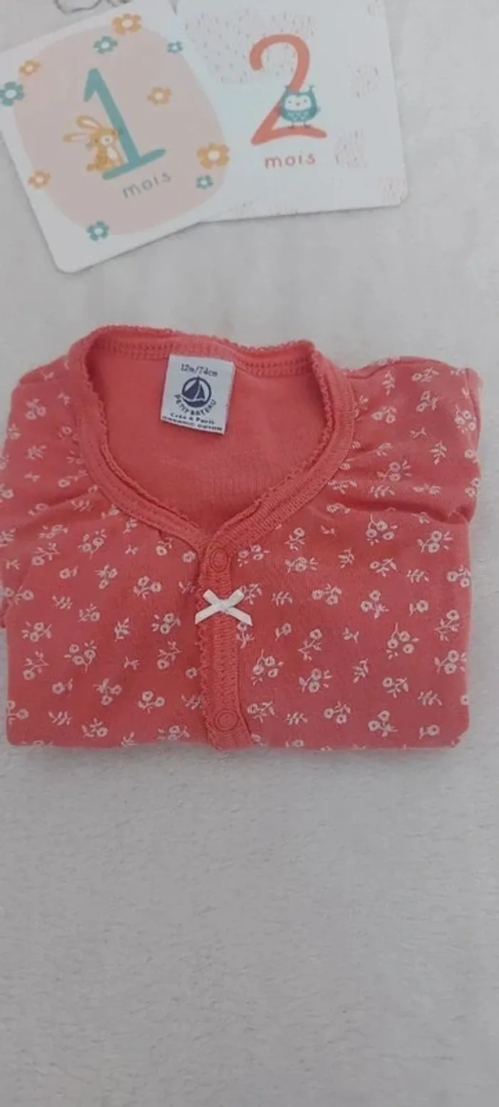 Pyjamas été bébé fille 12 mois - photo numéro 8