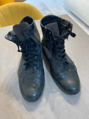 Bottes hommes style rangers