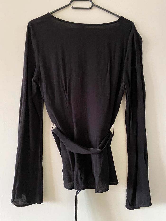 Blouse avec ceinture H&M Taille 40 - photo numéro 2