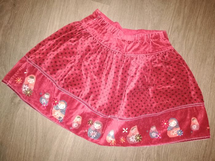 Jupe velours 5 ou 6 ans DPAM - photo numéro 2