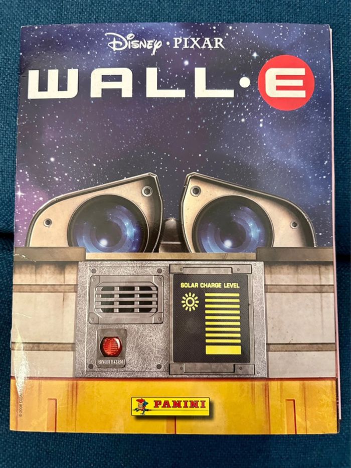 Album livre Panini complet stickers autocollants Disney Wall-e walle robot espace