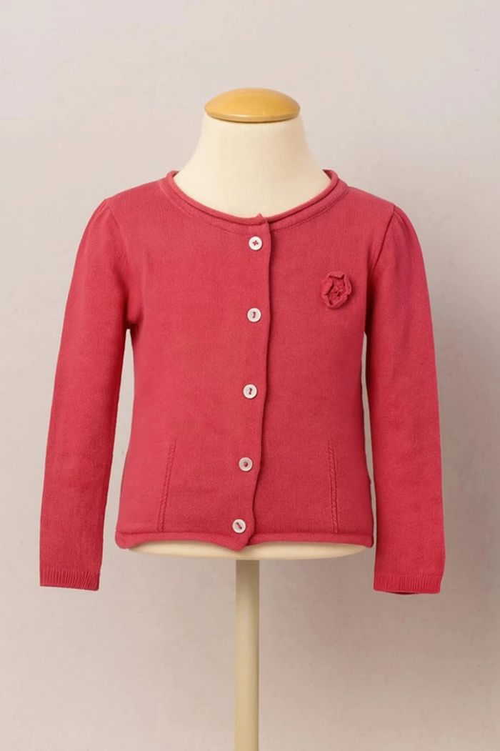 Gilet rose Mini Adélie Taille 23 mois - photo numéro 2