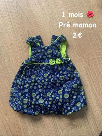 Robe 🌺 1 mois 🌺 Pré Maman
