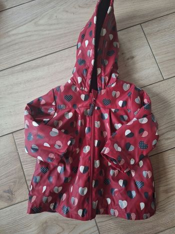Manteau imperméable polaire 18 mois fille
