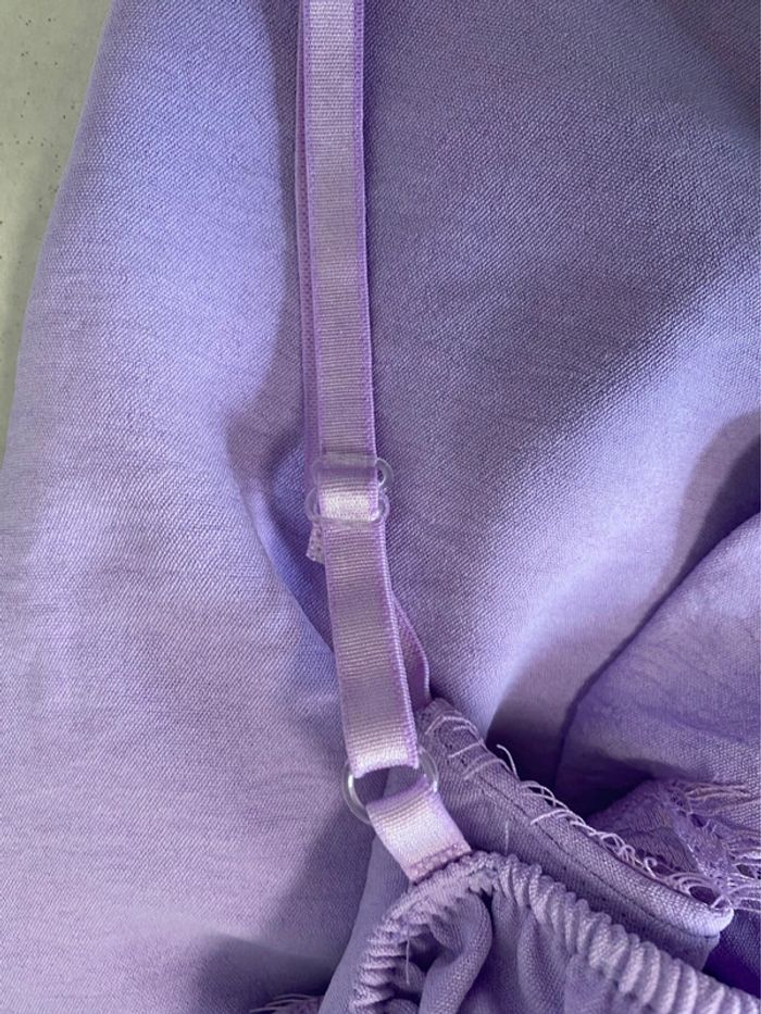 Combinaison légère neuve à bretelles extensibles lilas Dressy New Collection TU - photo numéro 13