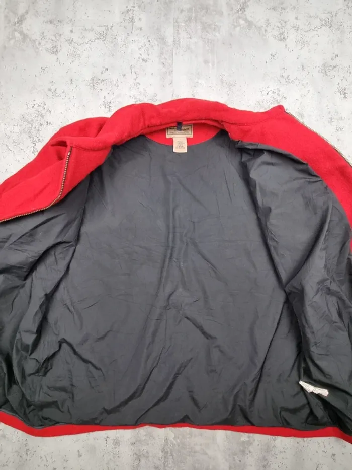 Veste rouge zippée L.L. Bean – Taille L Homme (mesures en photos) - photo numéro 3