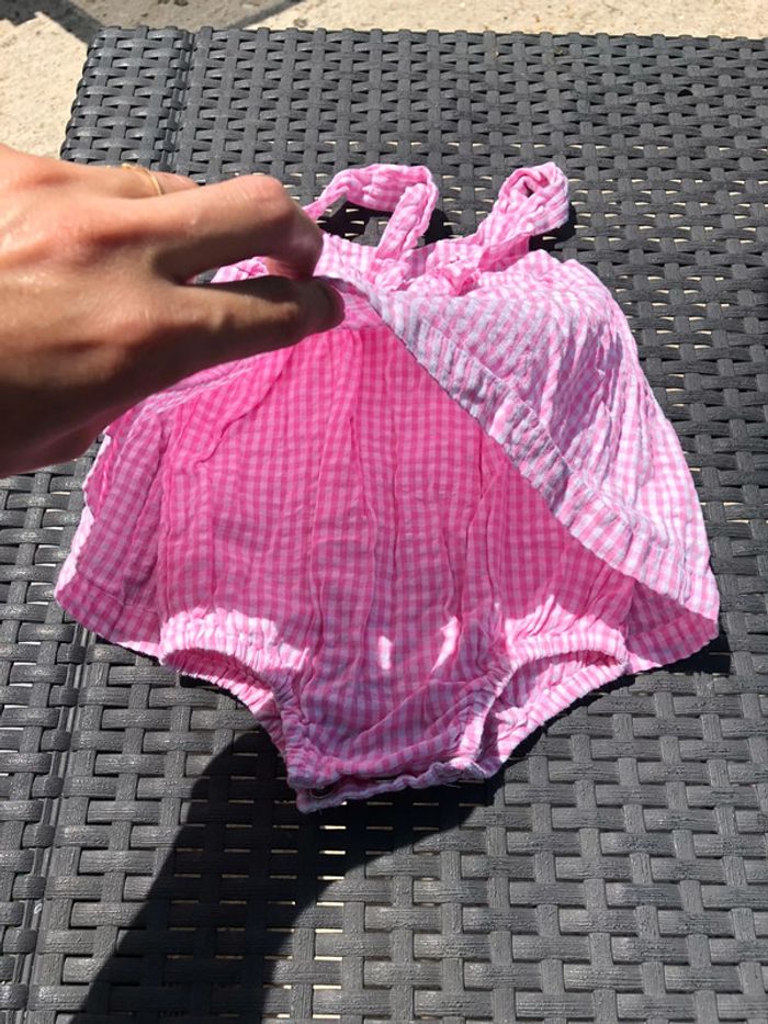 Robe body integré carreaux - photo numéro 3