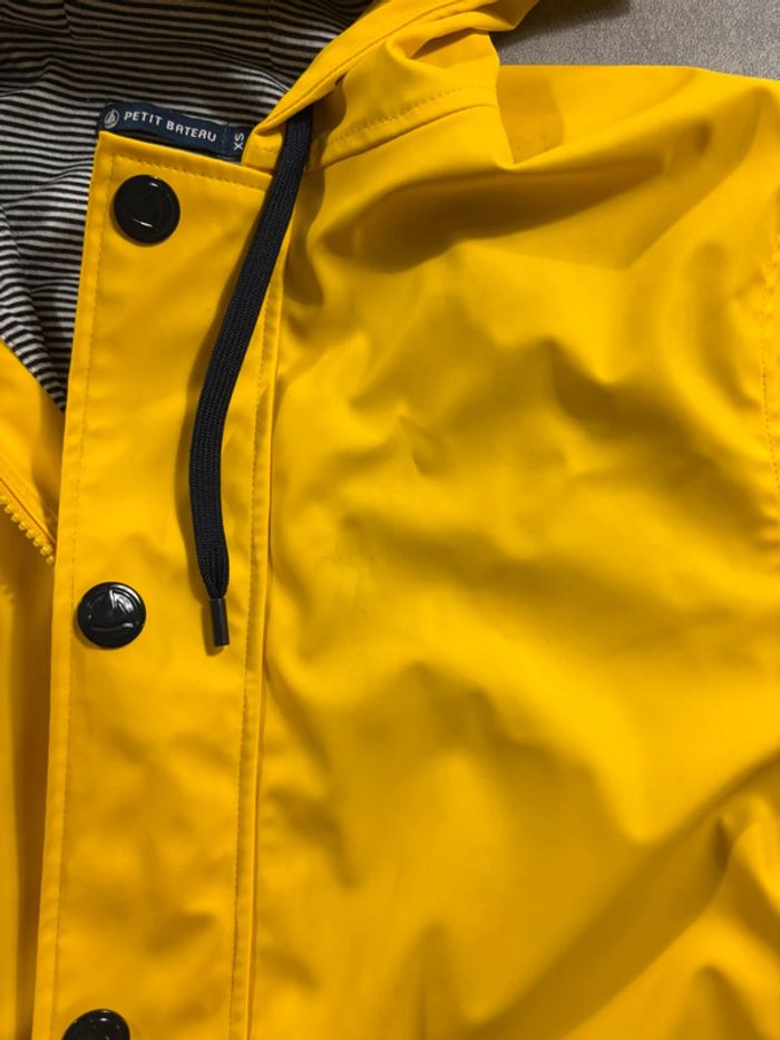 Ciré / Imperméable Petit Bateau Jaune Taille XS - photo numéro 7