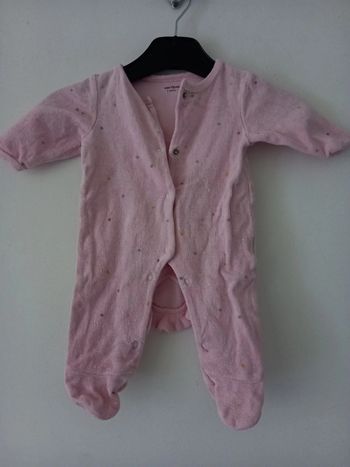 Grenouillère bébé fille vertbaudet 1 mois