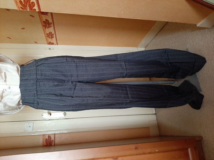 Morgan - Pantalon large gris foncé T38