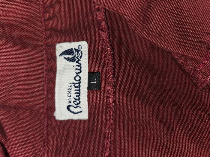 Pull en jean rouge - photo numéro 3