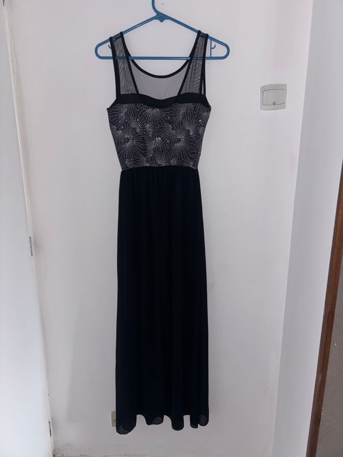 Magnifique robe longue noire élégante – Parfaite soirées / événements - photo numéro 3