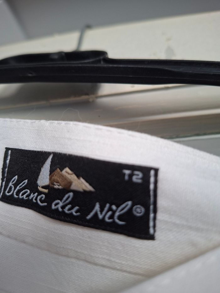 Vend jupe mi saison blanche taille 2 - photo numéro 3
