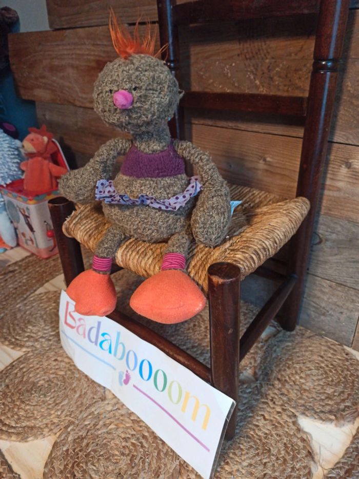 peluche poule moulin roty be - photo numéro 3