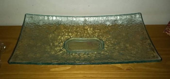 Plat en verre / pot pourri
Longueur 40 cm
Largeur : 20 cm - photo numéro 4