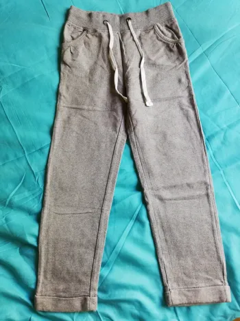 Pantalon de sport gris fille