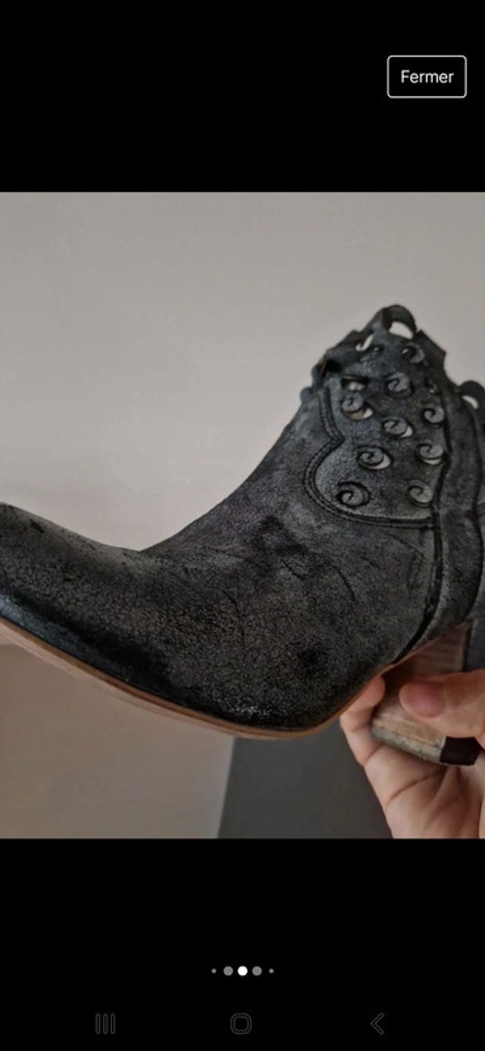 Bottines Rosemetal🩶 - photo numéro 6