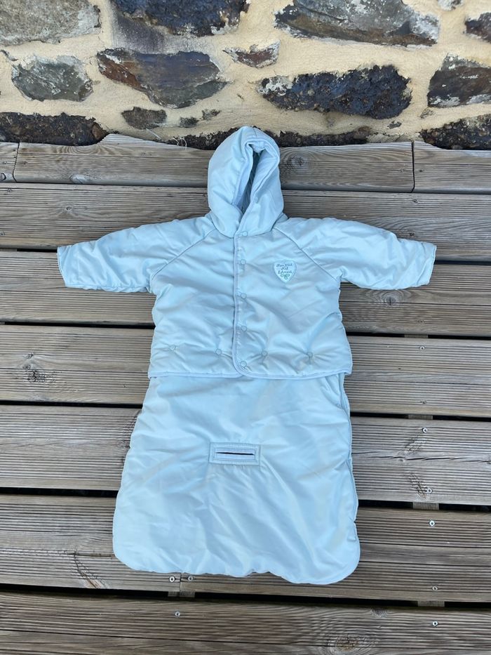 Combi pilote vintage bleu ciel - Colin Coline Vertbaudet